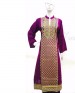 Royal Purple Designer Kurti - 026